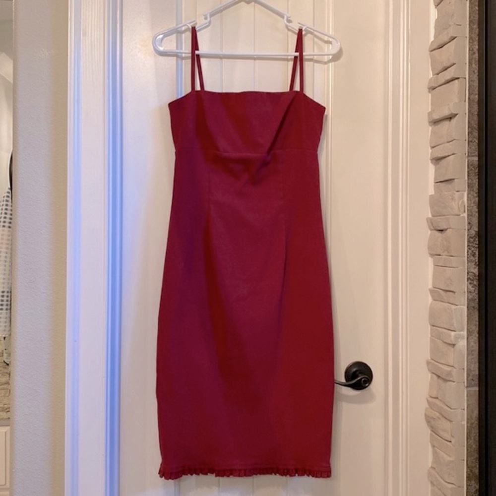 Maroon Dress